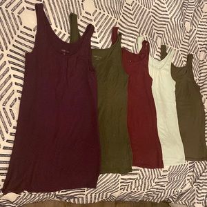 Bundle of 8 large tank tops all 8 tops for $8 some worn once or twice most never
